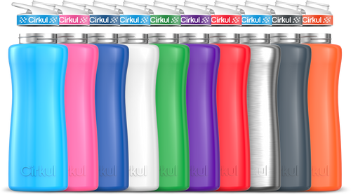 32oz. Stainless Steel Bottle & Comfort Grip Lid