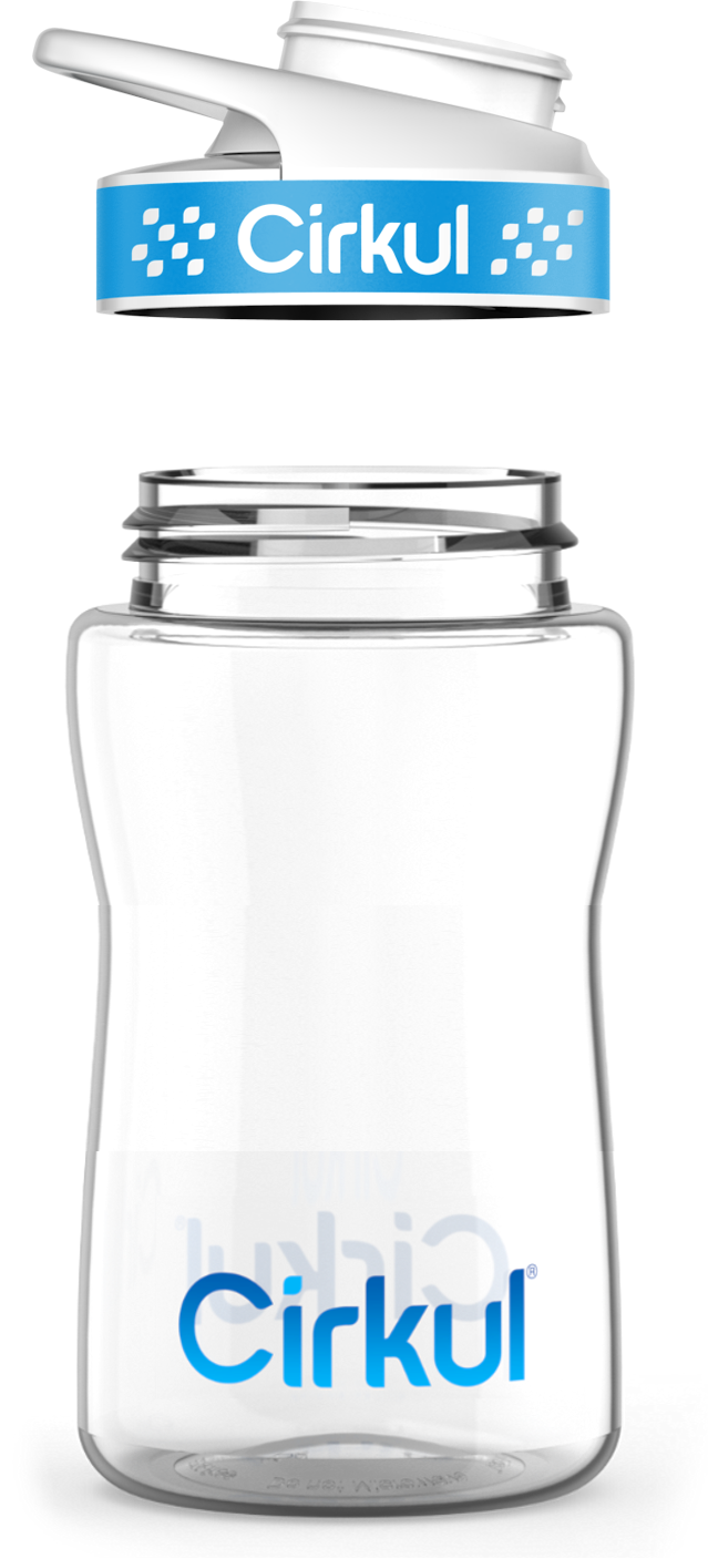 Add-on: 12oz. Plastic Bottle & Comfort Grip Lid