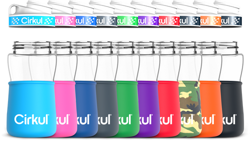 Add-on: 12oz. Plastic Bottle & Comfort Grip Lid + 12oz. Chill Sleeve