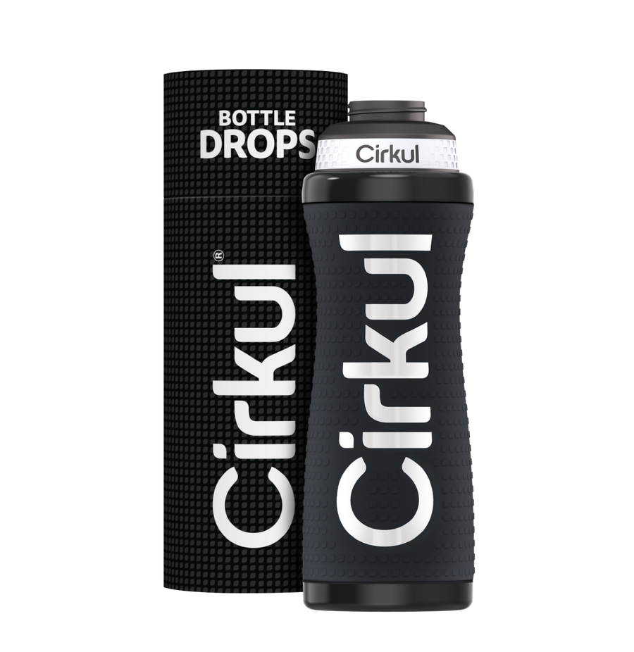 Limited Edition: 22oz. Black Grip Stainless Steel Bottle & Sport Lid