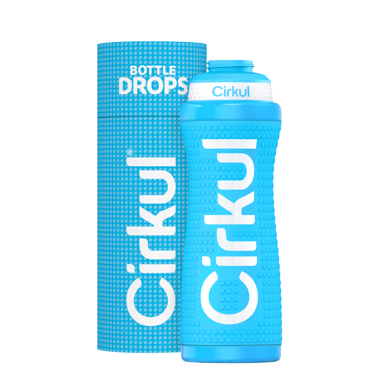 CX: DO NOT USE Limited Edition: 22oz. Blue Grip Stainless Steel Bottle & Sport Lid